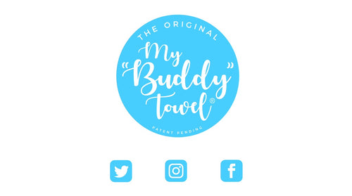 the original my buddy towel Patent Pending